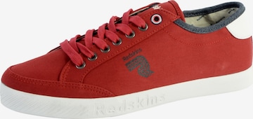 Chaussure de sport à lacets REDSKINS en rouge : devant