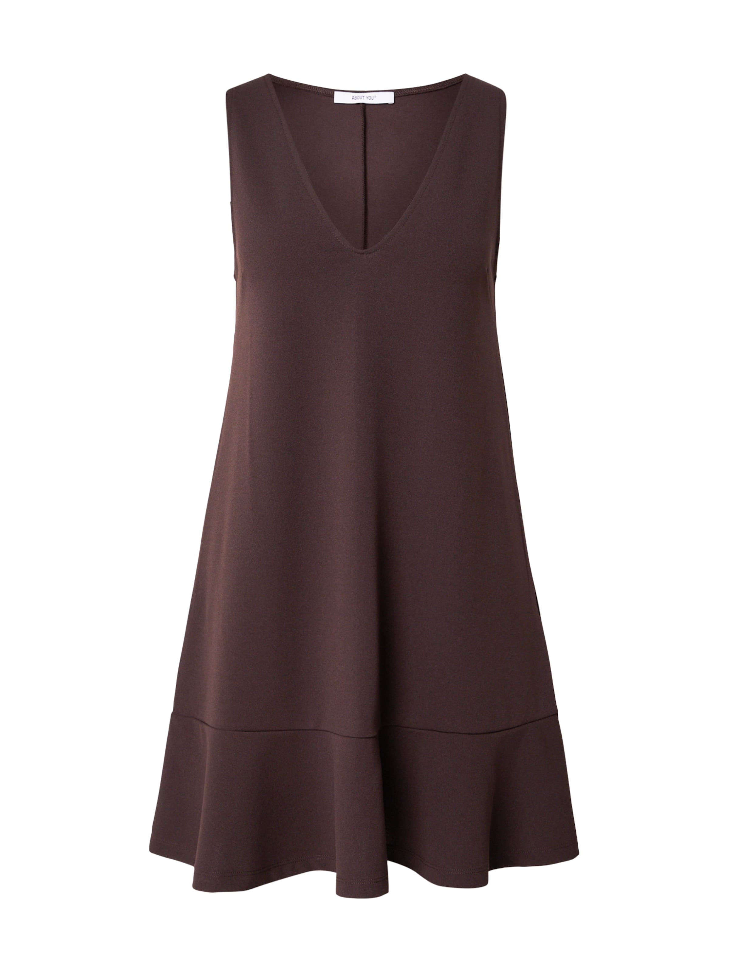 ABOUT YOULjetna haljina 'Noa' - smeđa boja: prednji dio