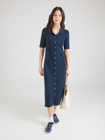 Robe-chemise 'GOLD BUTTON F&F MIDI DRESS' TOMMY HILFIGER en bleu : devant