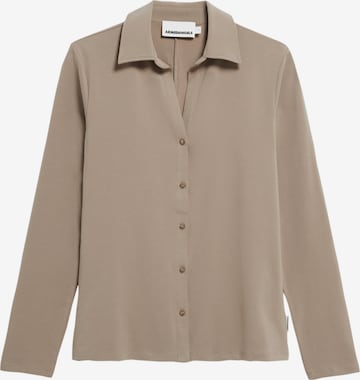 Chemisier 'Nalaannia' ARMEDANGELS en beige : devant