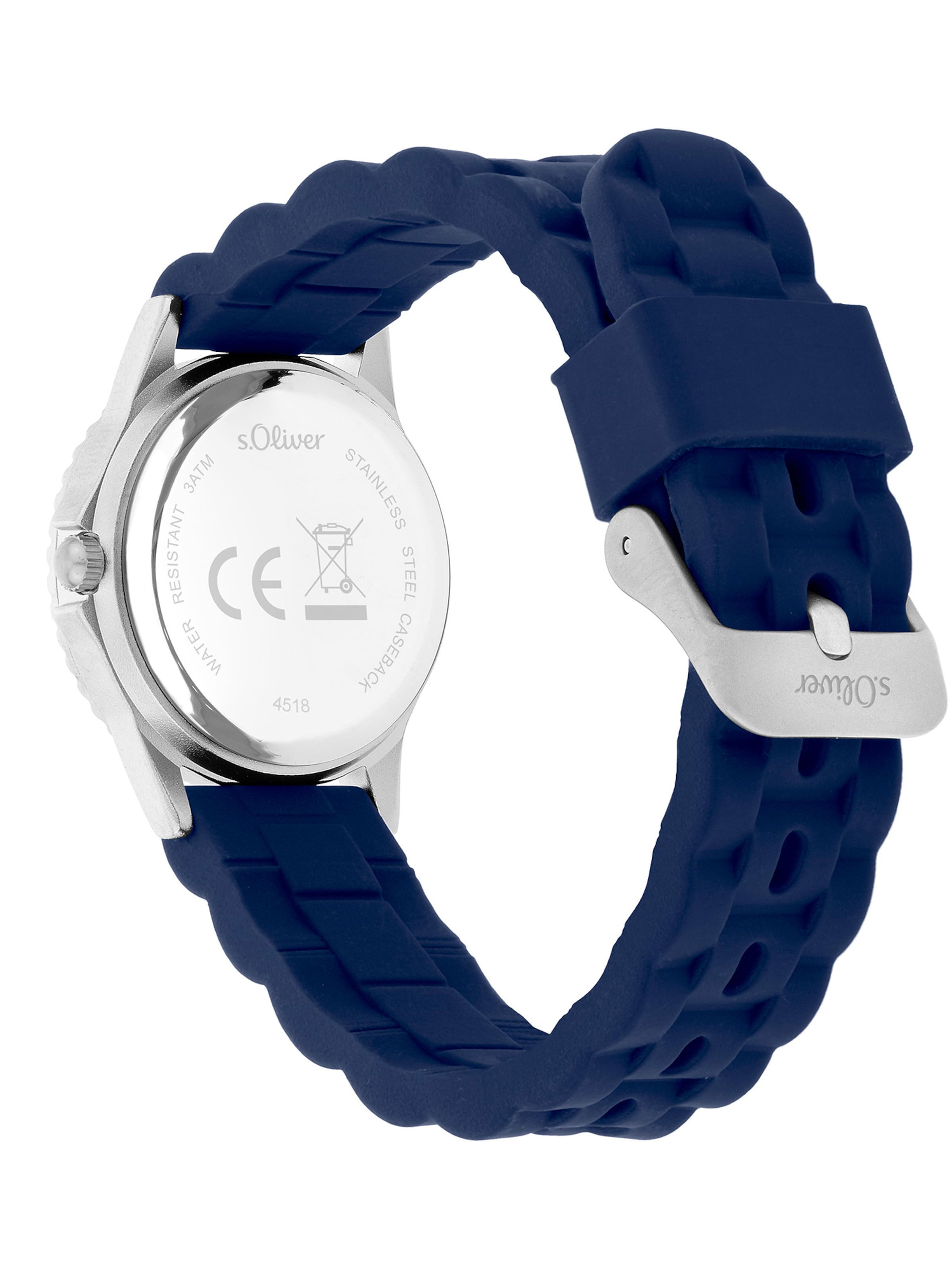s.Oliver Watch 'The Happy Time' in Blue