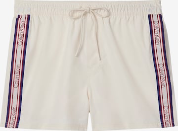 Calvin Klein Swimwear Regular Boxer shorts in Beige: front