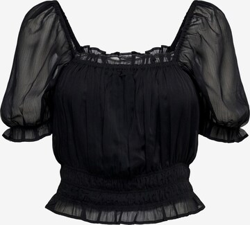 JDY Blouse 'MELLY' in Black: front