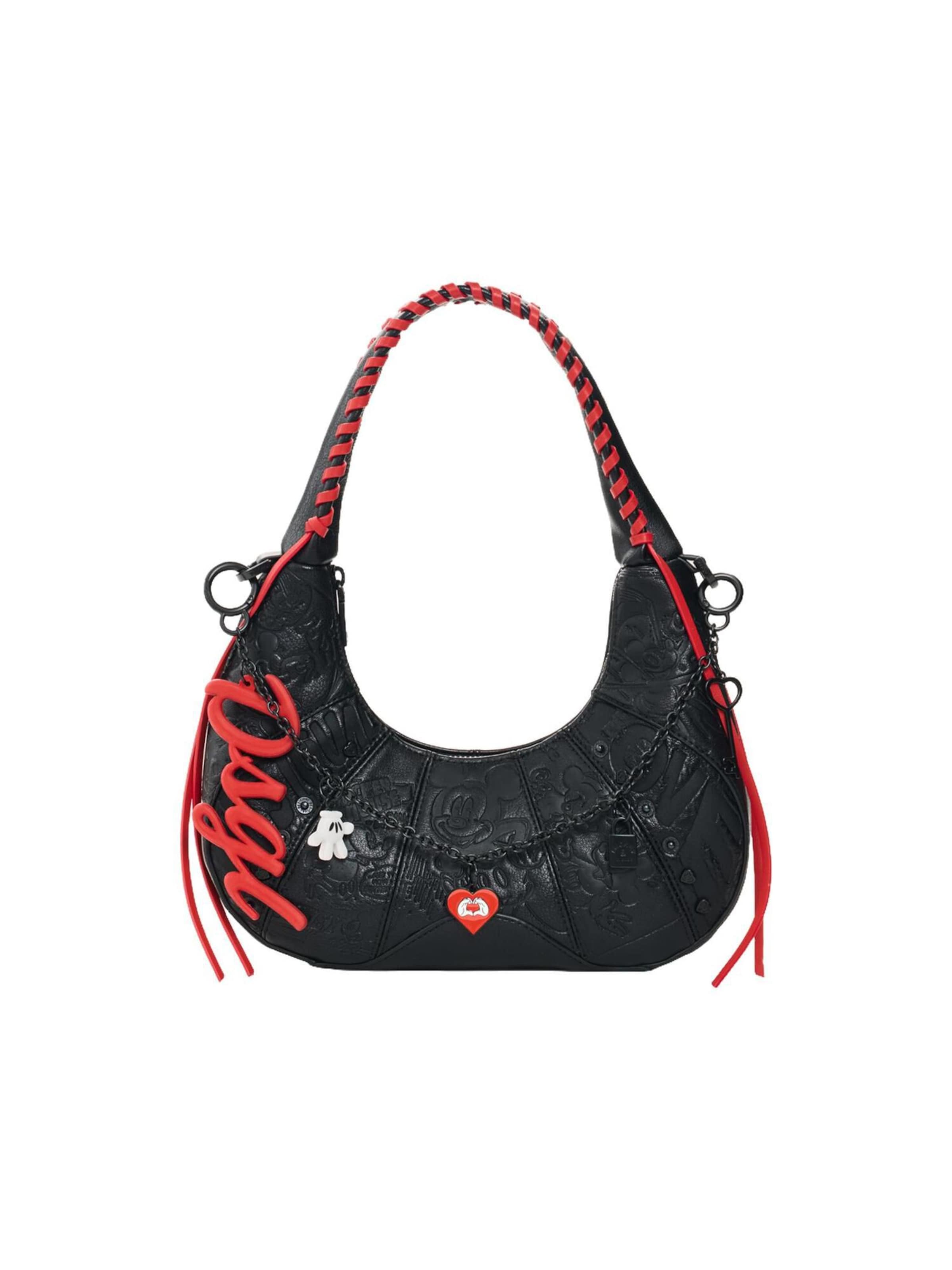 Desigual Axelremsväska 'Disney™' i One Size i mörkröd / svart, Produktvy