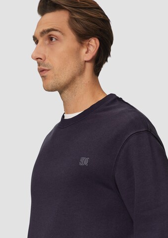 s.Oliver Men Big Sizes Sweatshirt in Purple