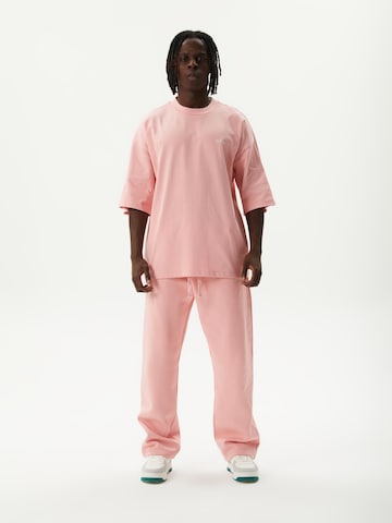 Ossy Homer Loosefit Sporthose 'Heavy Cotton 450 GSM N1Y013' in Pink
