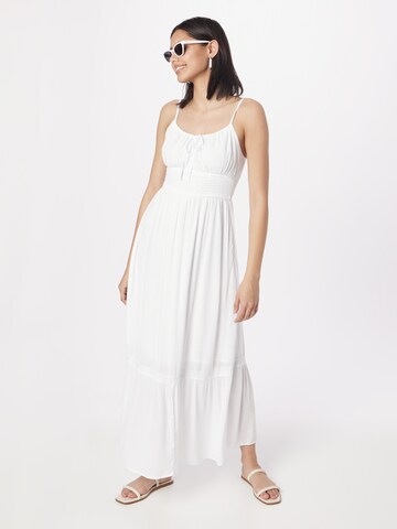HOLLISTER Letní šaty – bílá