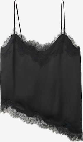 MANGO Top 'TITY' in Schwarz: Vorderseite