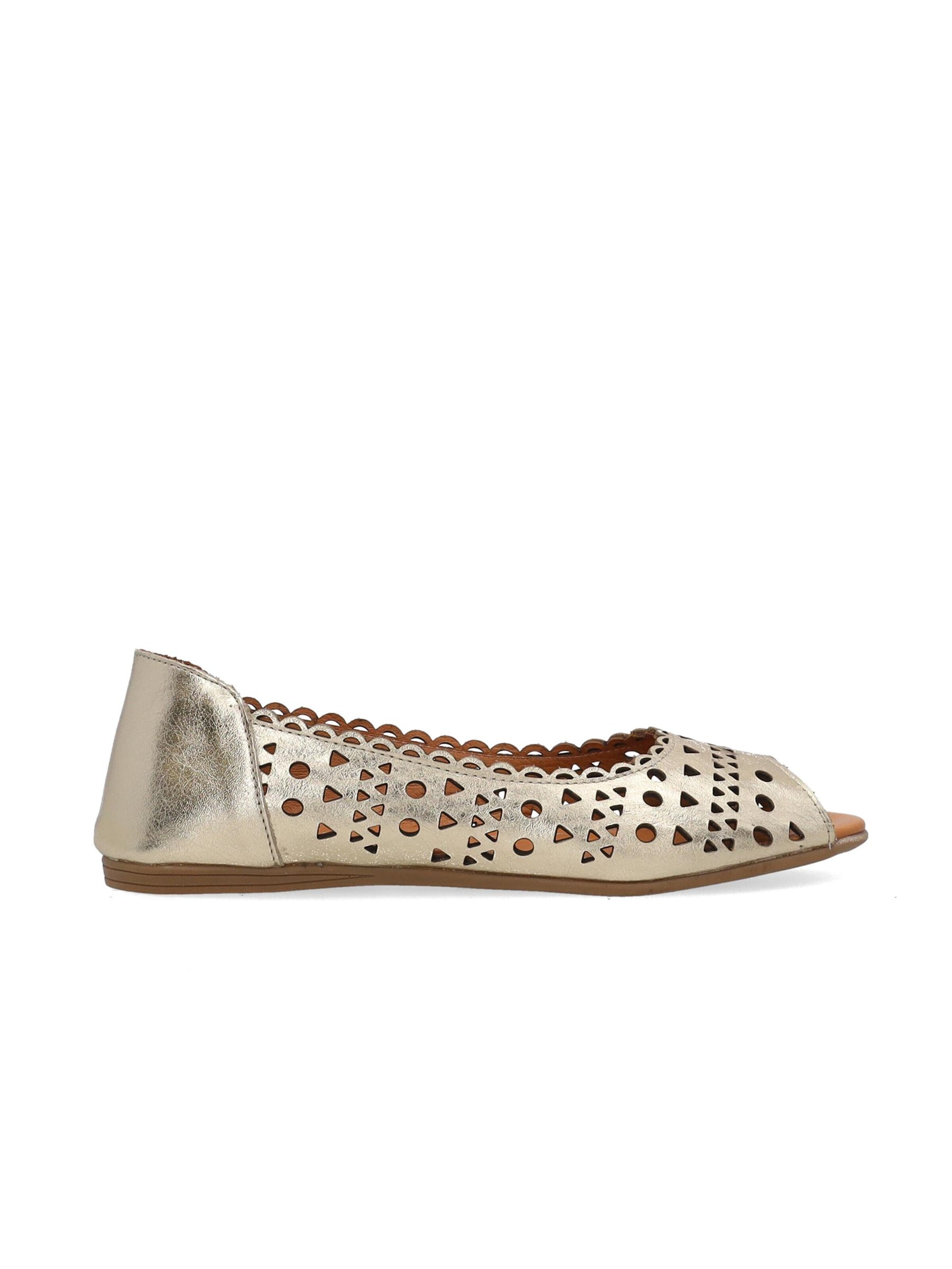 VENEZIA Ballet Flats in Gold