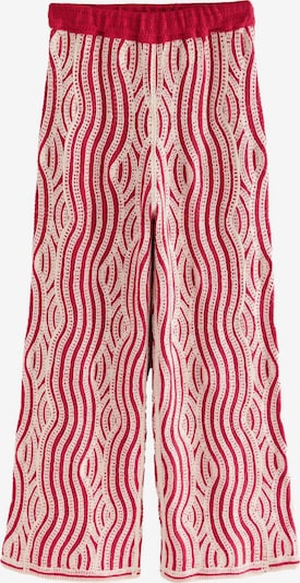 Kelnės iš Next, spalva – spanguolių spalva / balta, Prekių apžvalga