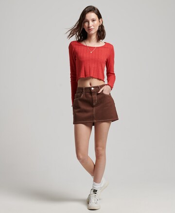 Superdry Skirt in Brown