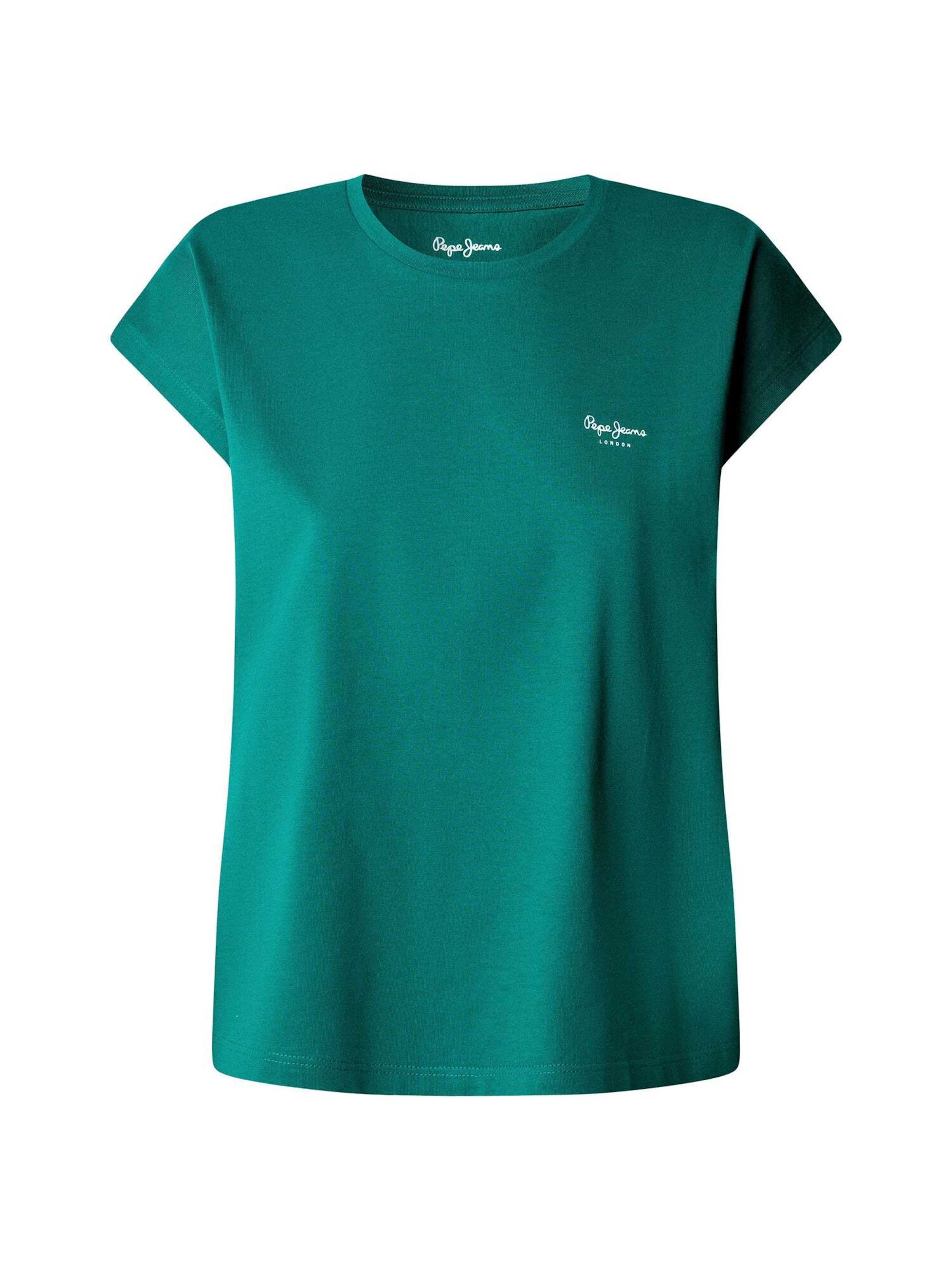 T-shirt 'Blooma' Pepe Jeans en vert : devant