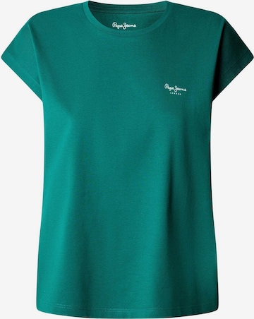 T-shirt 'Blooma' Pepe Jeans en vert : devant