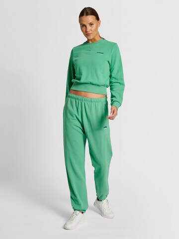 Hummel Tapered Workout Pants in Green