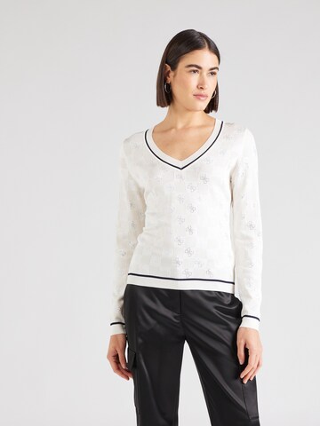 Pull-over 'ROSIE' GUESS en beige : devant