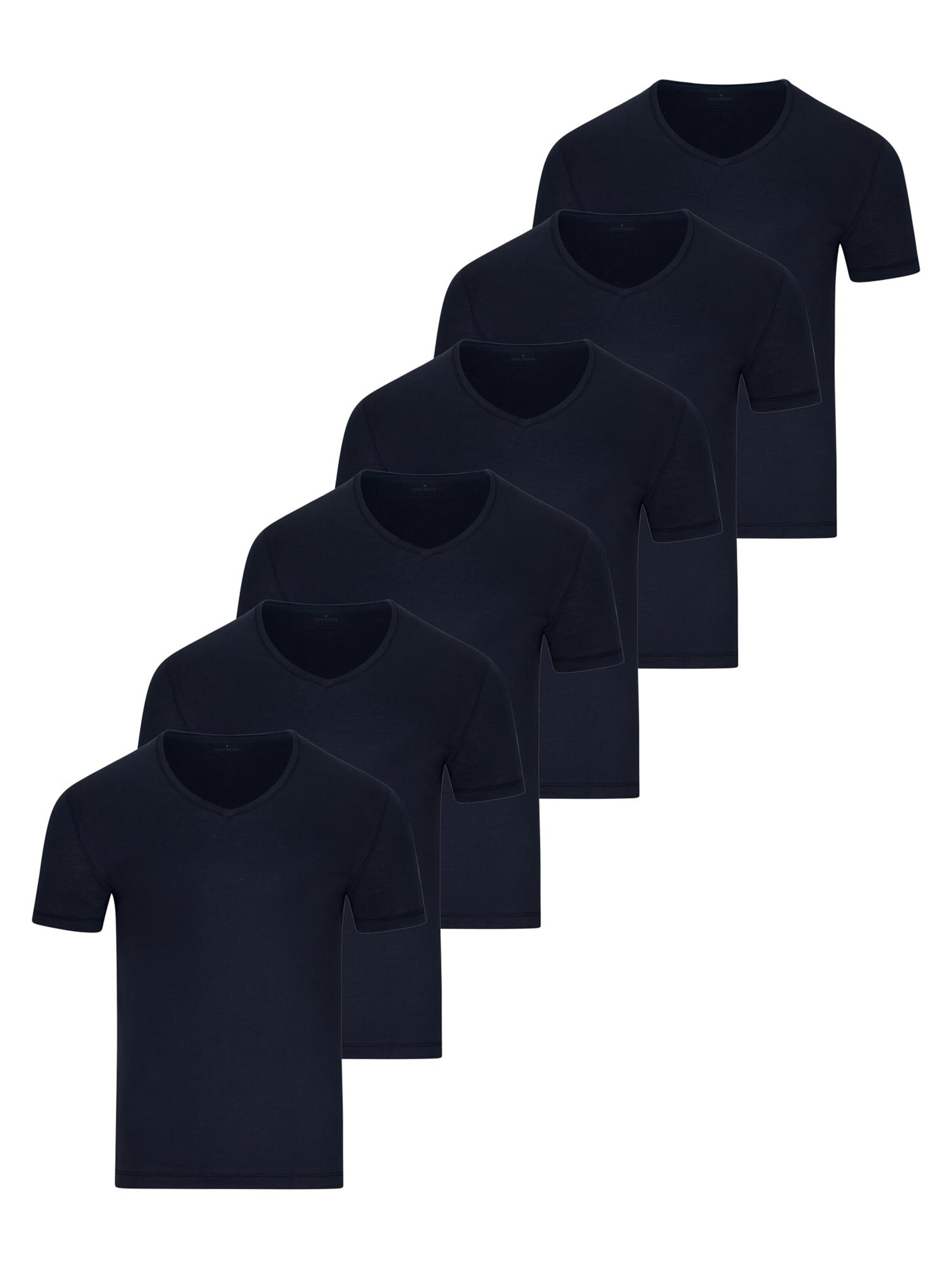 Ragman Undershirt 'Basic' in Blue: front