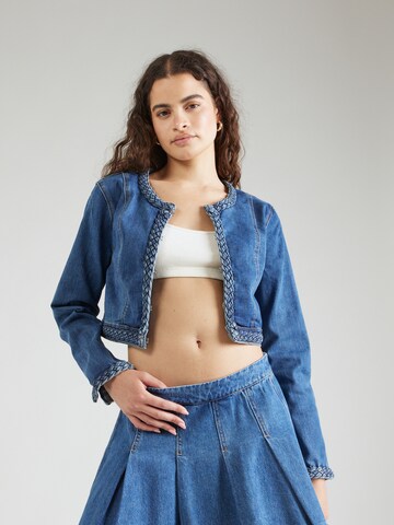 ONLY Between-Season Jacket 'WAUW' in Blue: front