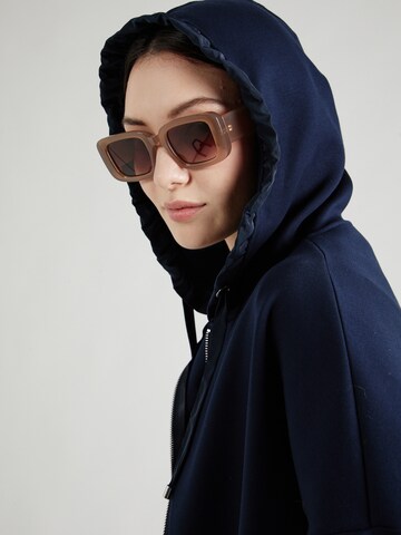 TOM TAILOR Sweatjacke in Blau