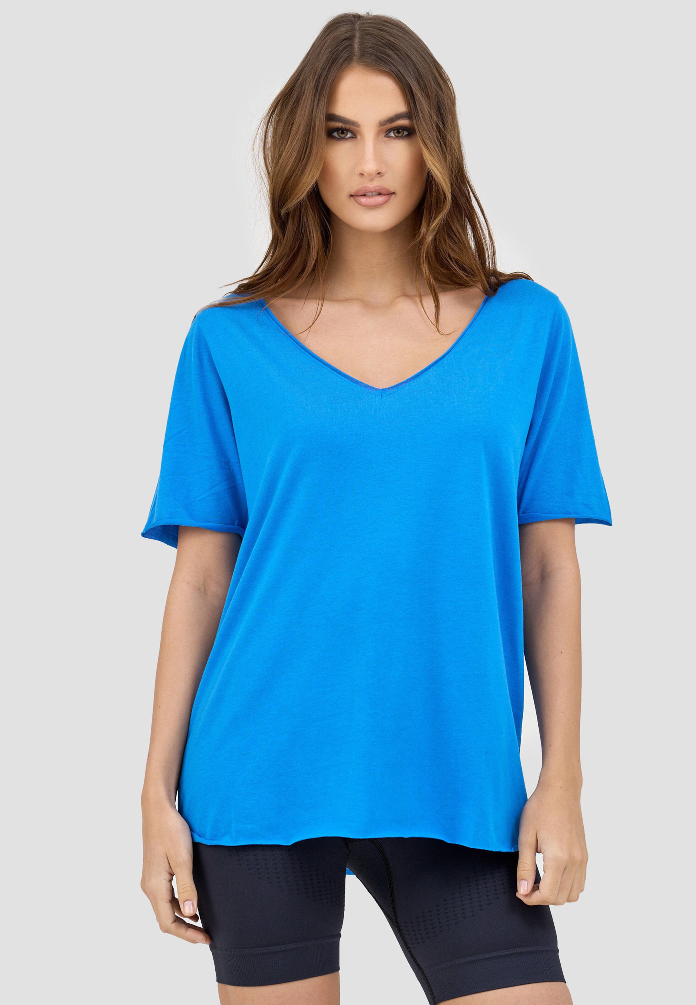 Frauen Shirts & Tops Cotton Candy T-Shirt 'NIVIA' in Blau - TX97926 Frauen Shirts & Tops Cotton Candy T-Shirt 'NIVIA' in Blau - TX97926
