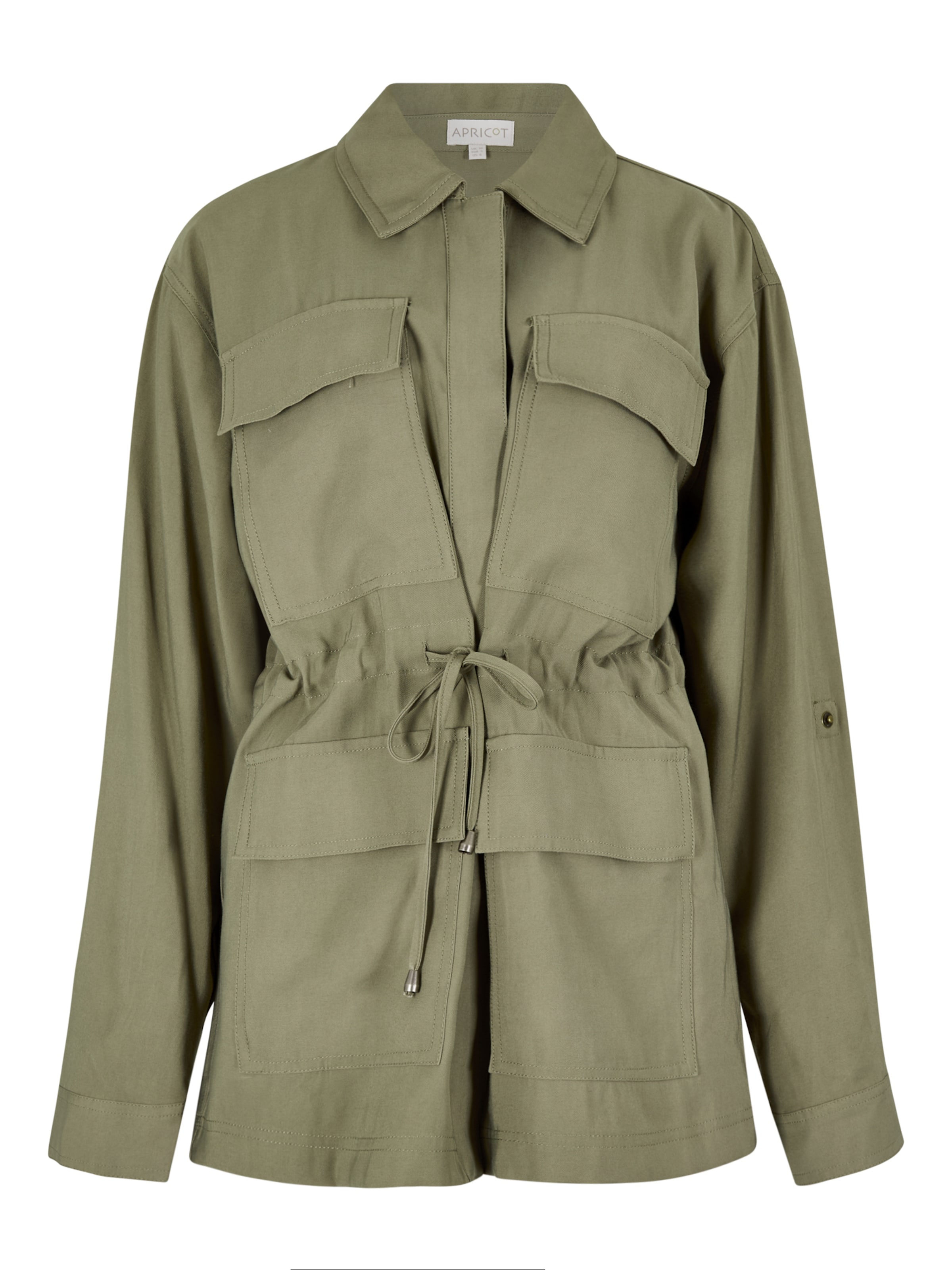 Veste mi-saison Apricot en vert : devant