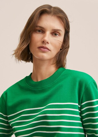 MANGO Sweatshirt 'pstfahe' in Green