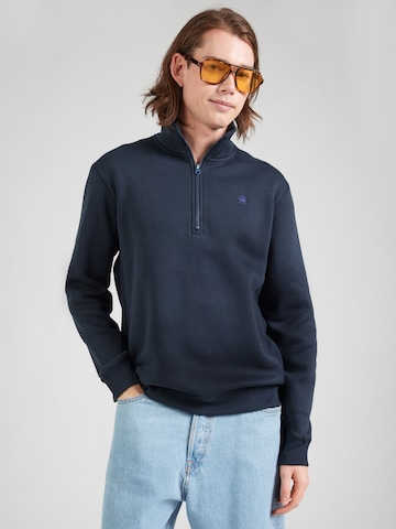 G-STAR Sweatshirt 'Premium Core' in Blue: front