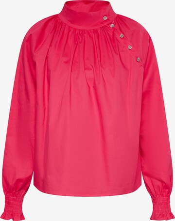 faina - Blusa em rosa: frente