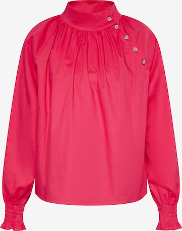 faina Blouse in Roze: voorkant