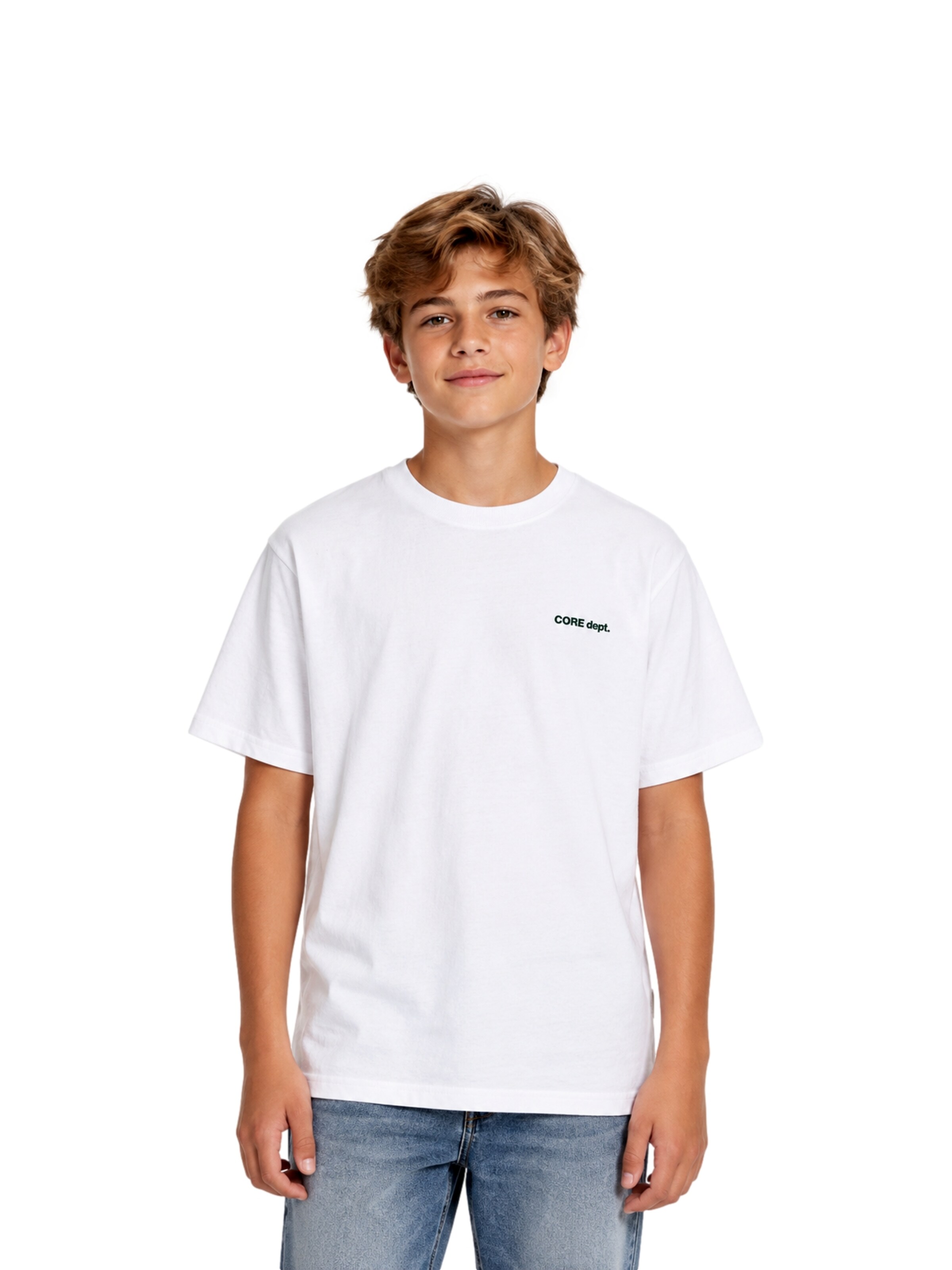 Tricou 'Motion Photo' de la Jack & Jones Junior pe alb: față
