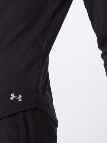 UNDER ARMOUR Functioneel shirt 'Streaker' in Zwart