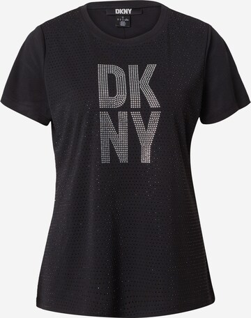 T-shirt 'HERITAGE' DKNY en noir : devant