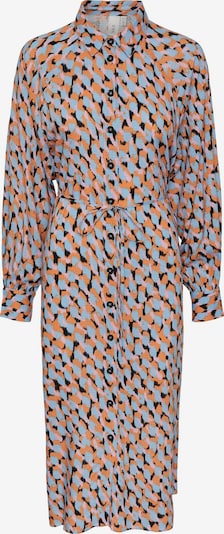 Y.A.S Robe-chemise 'MELIPO' en bleu ciel / orange / rose / noir, Vue avec produit