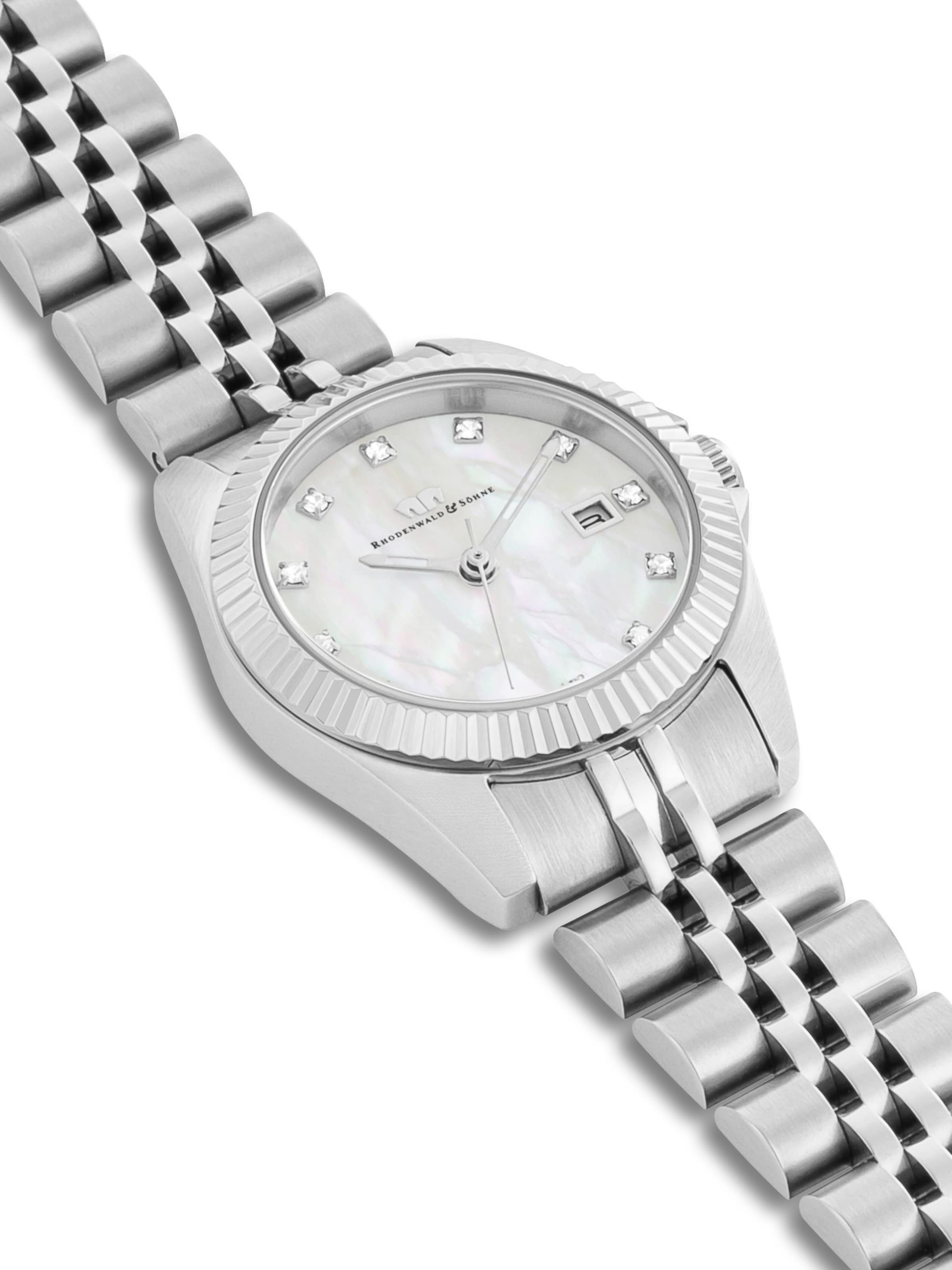 Rhodenwald & Söhne Analoguhr in Silber