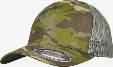 Cappello da baseball di Flexfit in verde: frontale