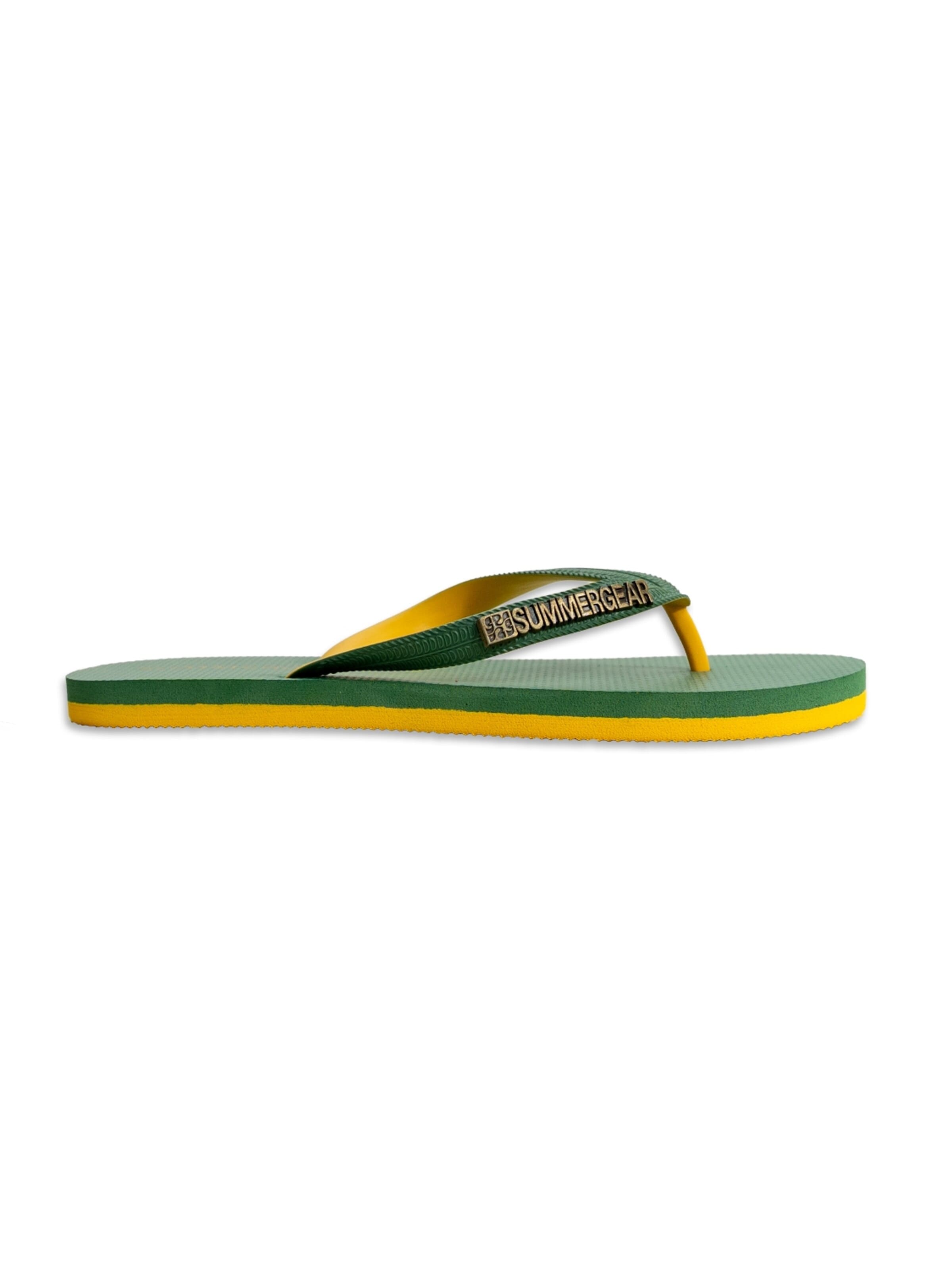 SummerGear Slipper 'Teenslipper Regular Fit' in Green: front