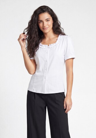 usha BLACK LABEL - Blusa en blanco: frente