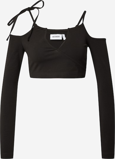 WEEKDAY Тениска 'Zenia' в черно, Преглед на продукта