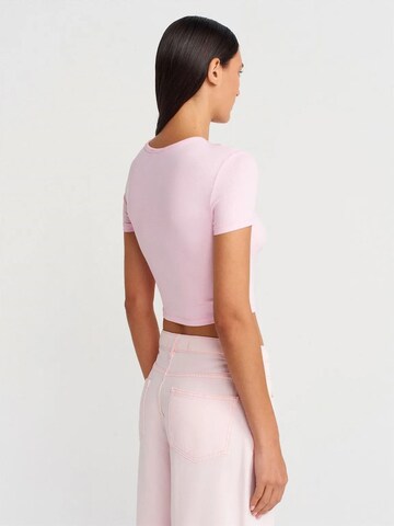 Dilvin Blusen in Pink