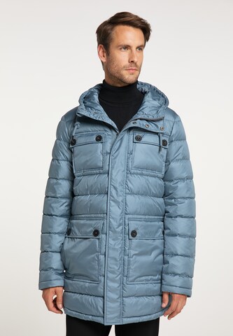 DreiMaster Klassik Winter Jacket in Blue: front