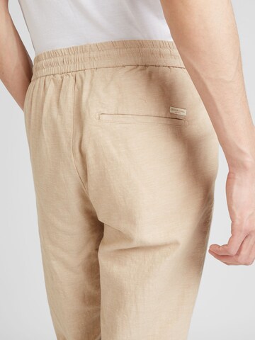 SCOTCH & SODA - Tapered Calças 'Warren' em bege