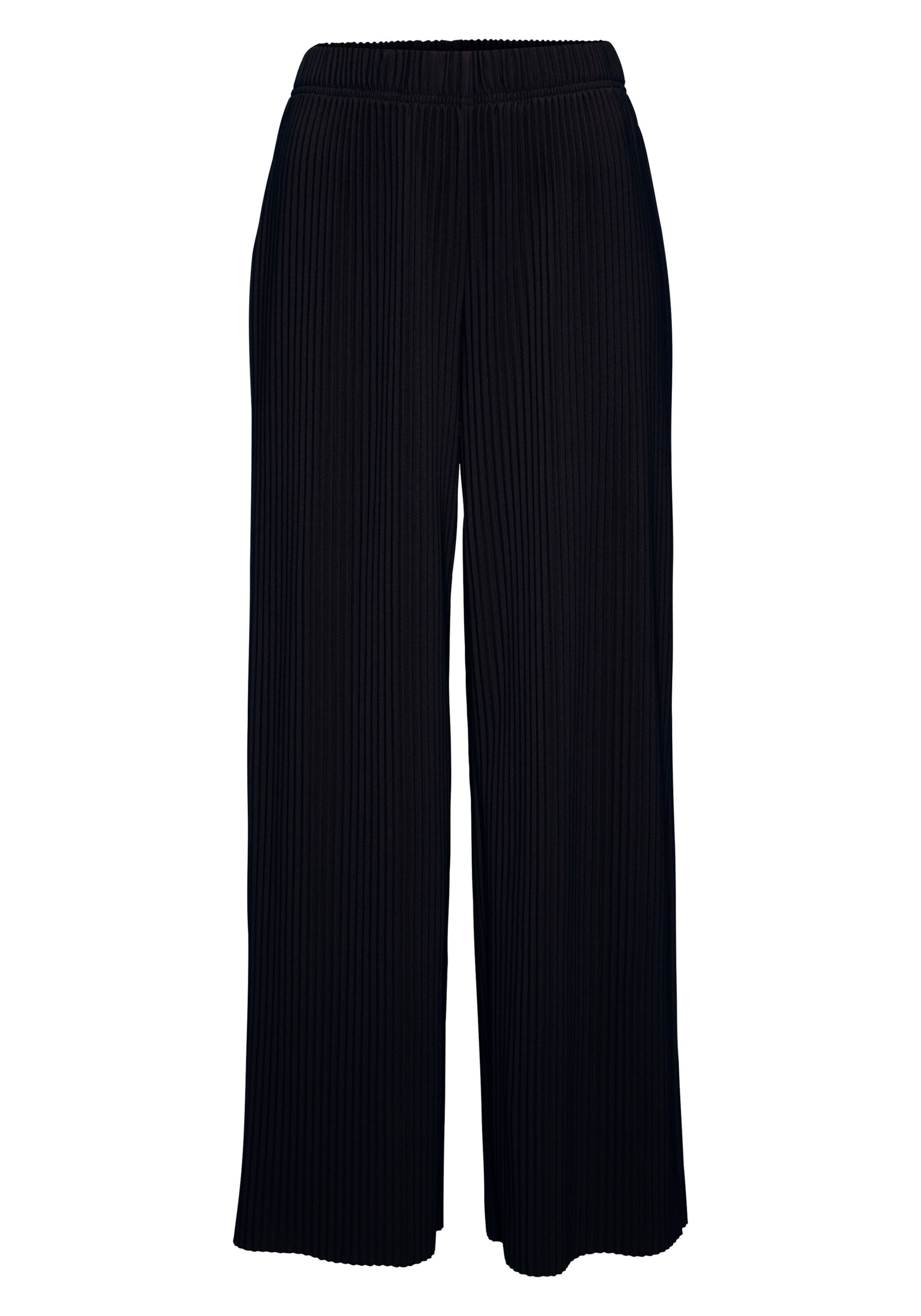 LASCANA Wide Leg Hose in Schwarz: Vorderseite