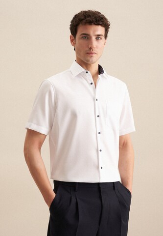 SEIDENSTICKER Regular fit Business shirt in White: front