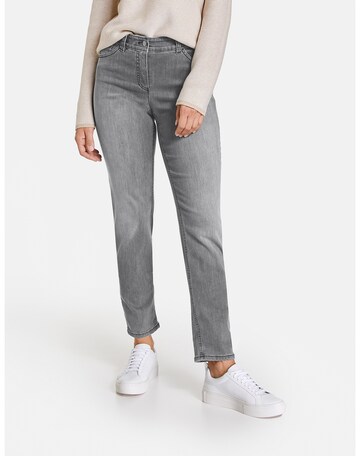 GERRY WEBER Slimfit Jeans 'Best4me' i grå: framsida