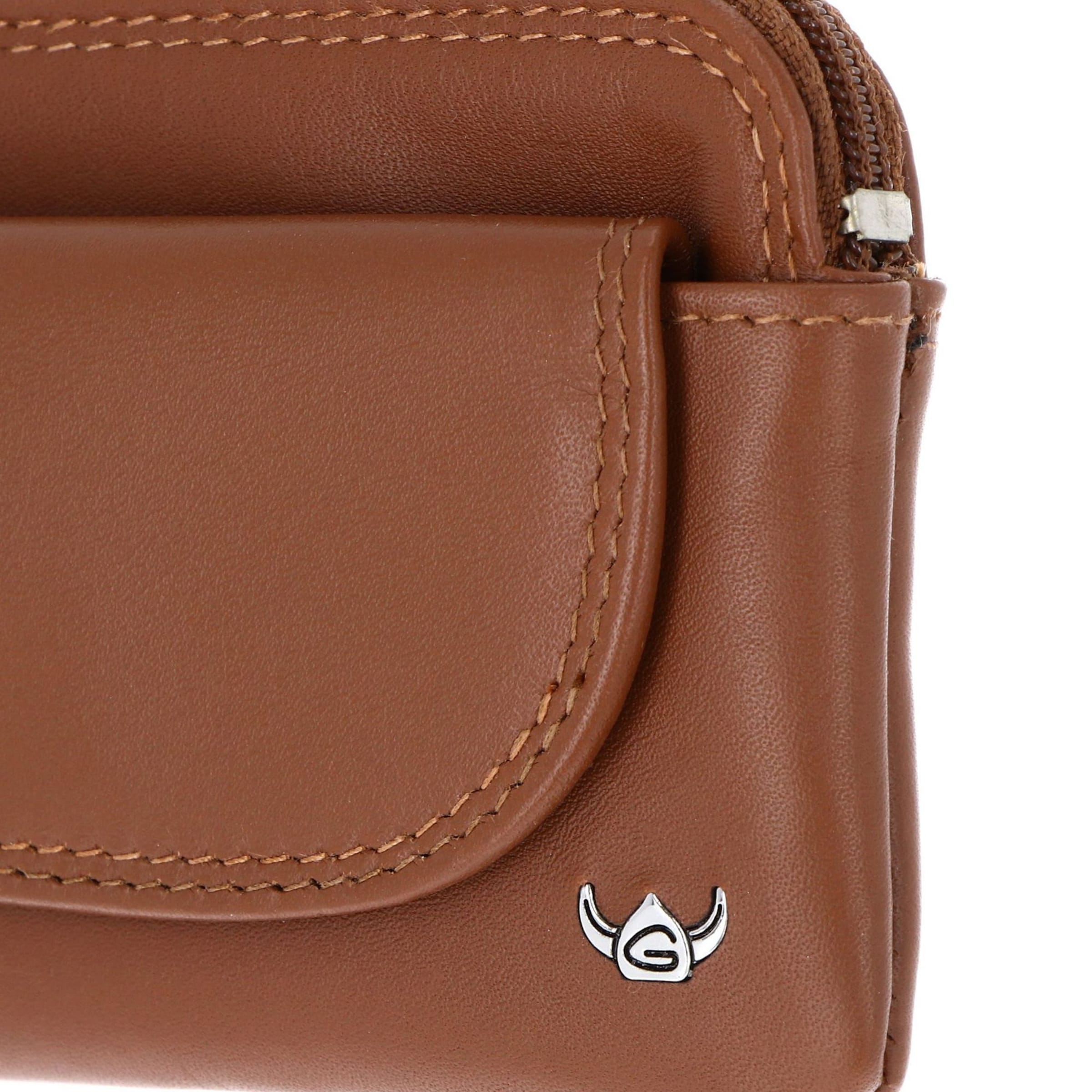 GOLDEN HEAD Etui in Braun