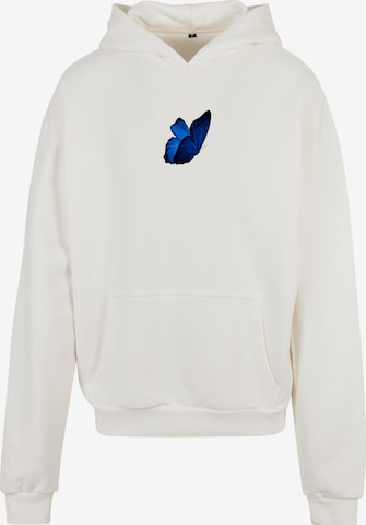 MT Upscale Sweatshirt 'Le Papillon' in Beige: predná strana