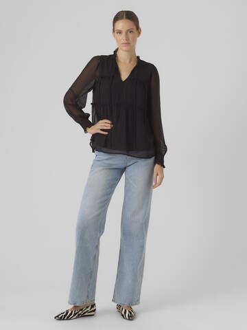 VERO MODA Bluse 'VANESSA' in Schwarz