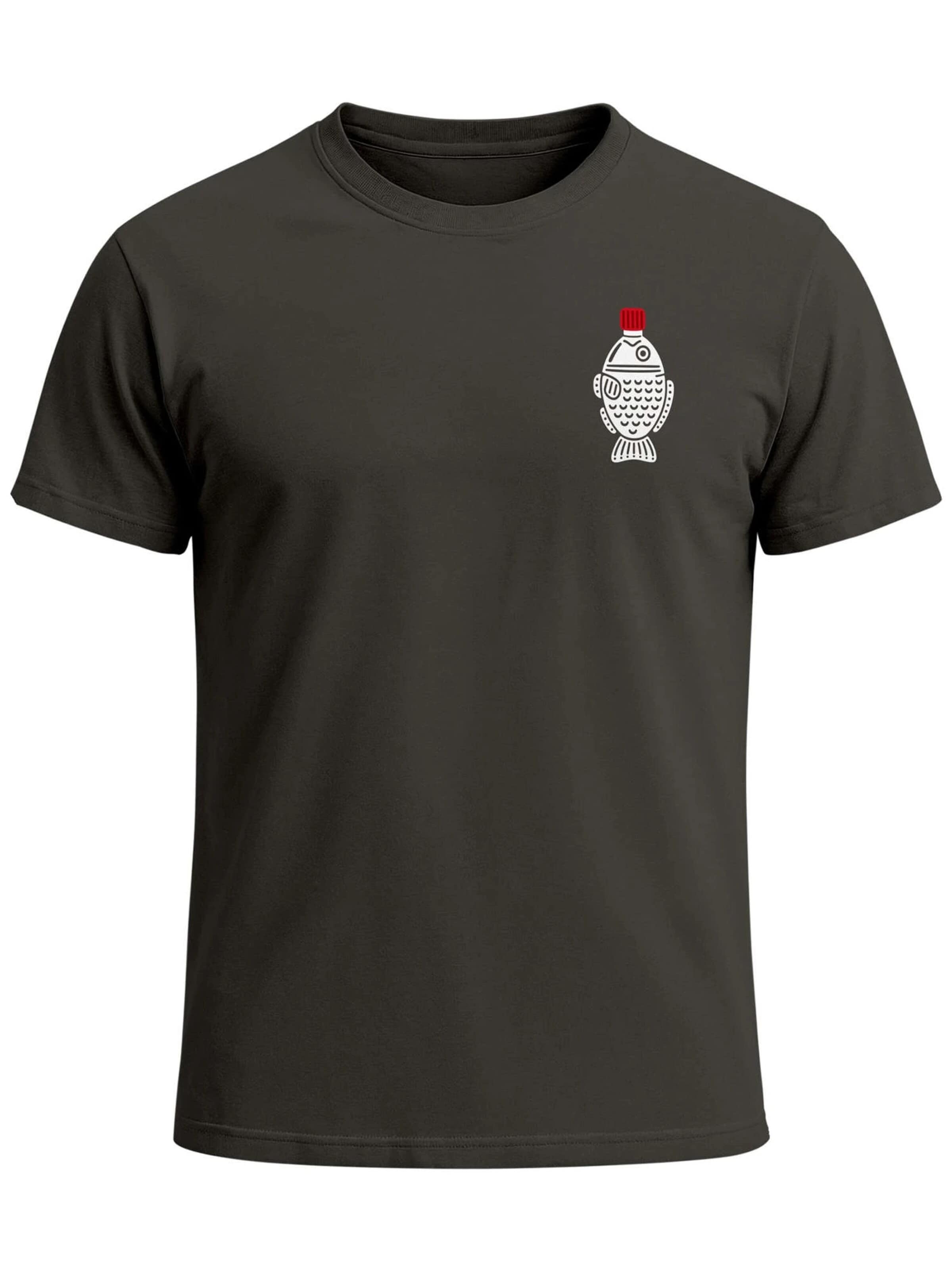 Neverless Shirt 'Soy Sauce' in Grey: front