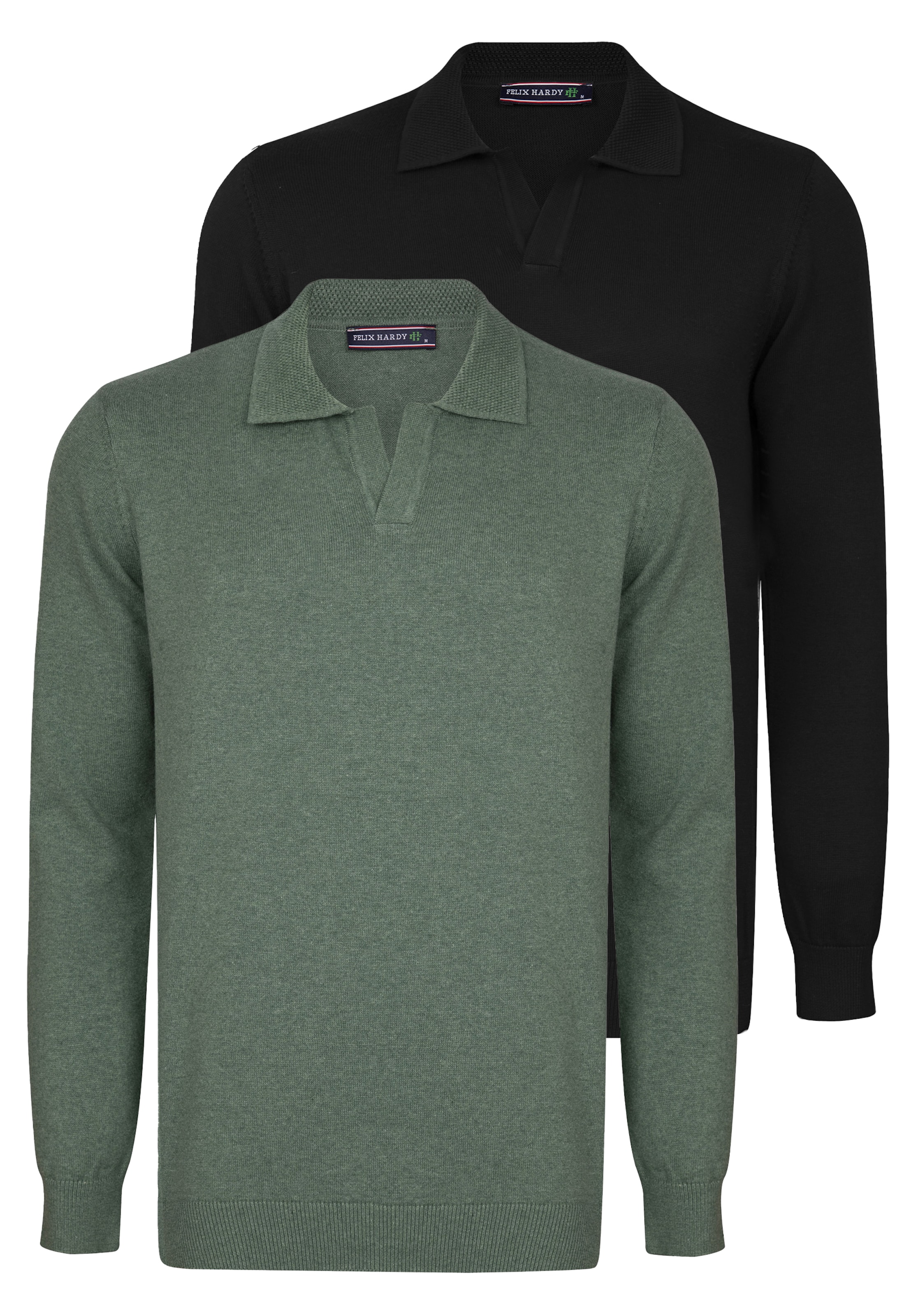 Felix Hardy Neulepaita värissä vihreä: etupuoli