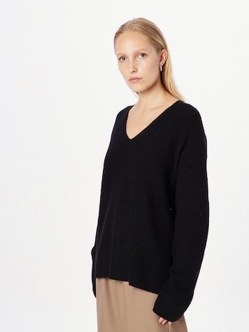 Pull-over 'LINETTES' minimum en noir : devant