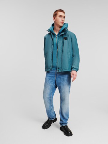 KARL LAGERFELD JEANS Φθινοπωρινό και ανοιξιάτικο μπουφάν σε μπλε